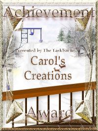 Proudly presented to Carol's Creations